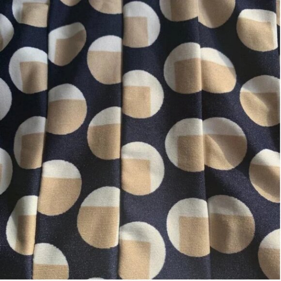 Shelby & Palmer Circle Print Fit & Flare Dress Size Small - Picture 5 of 7